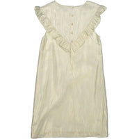 Bonpoint Gold Lurex Linen Yolk YAM Dress