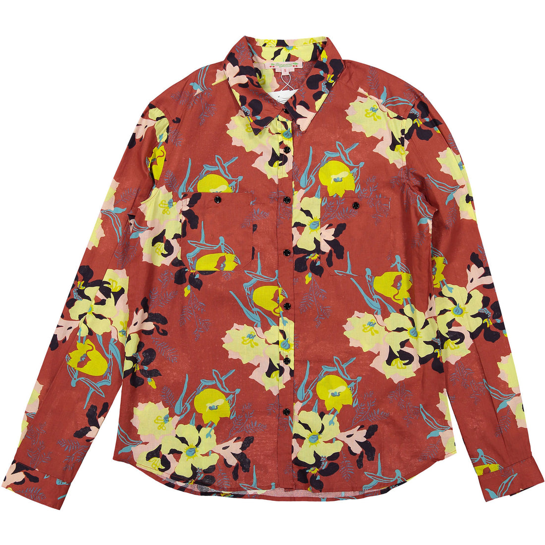 Bonpoint Red Floral YAM Blouse