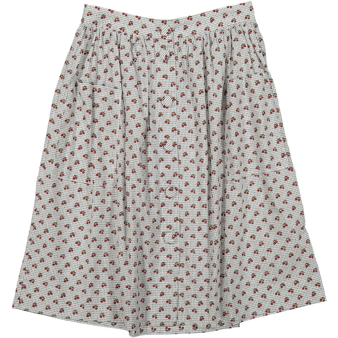 Bonpoint Red Buttons YAM Skirt