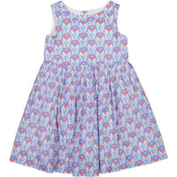 Bonpoint Modern Liberty Print Waisted Dress