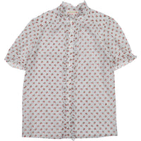 Bonpoint Cherry Stitched Vintage Blouse