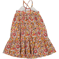 Bonpoint Orange Floral Maxi Sundress