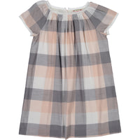 Bonpoint Nude Check Gianna Dress