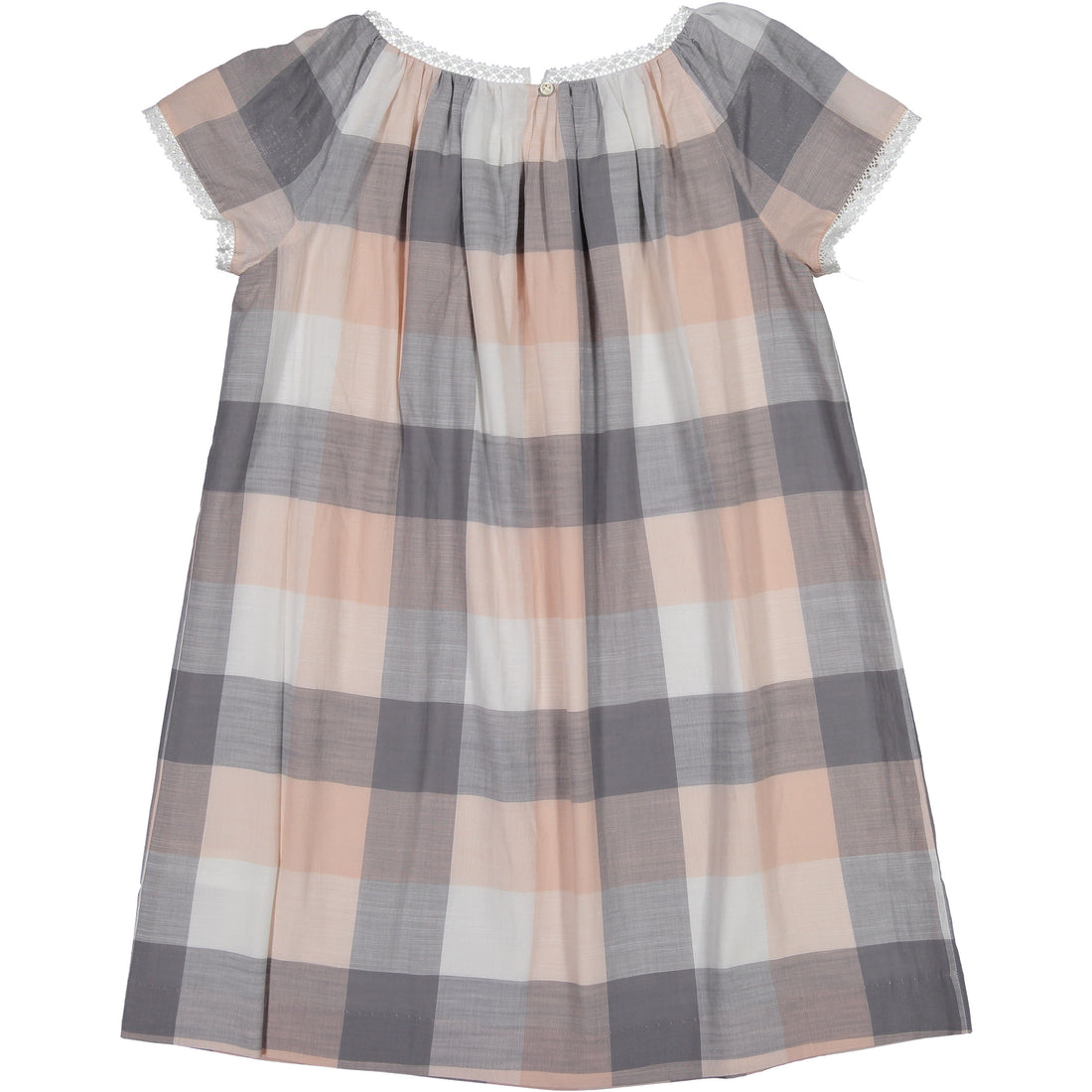 Bonpoint Nude Check Gianna Dress