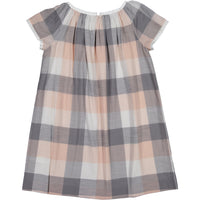 Bonpoint Nude Check Gianna Dress