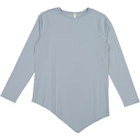 Ava and Lu Light Blue Asymmetrical Tee