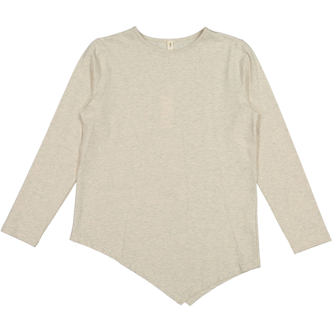 Ava and Lu Oatmeal Asymmetrical Tee