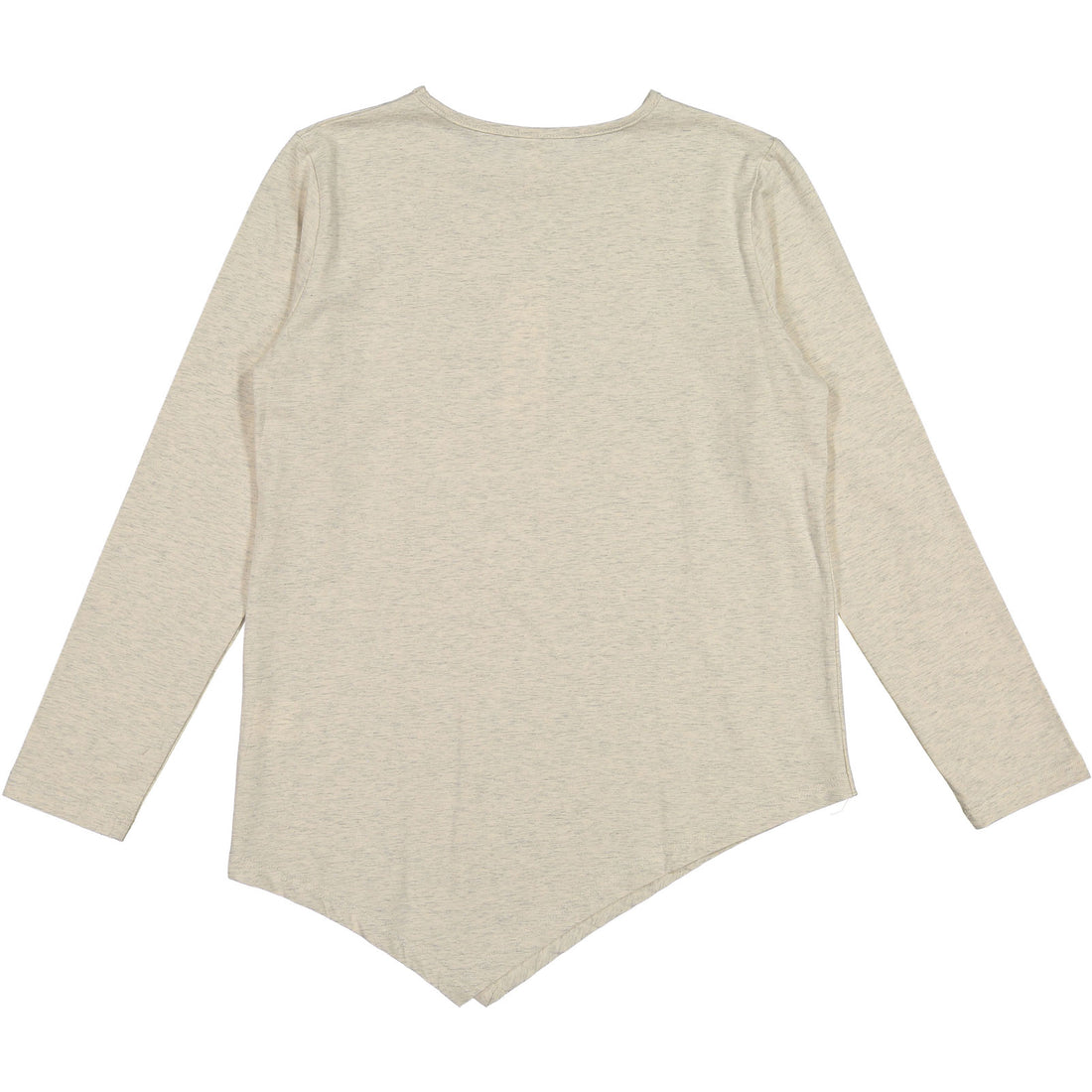 Ava and Lu Oatmeal Asymmetrical Tee