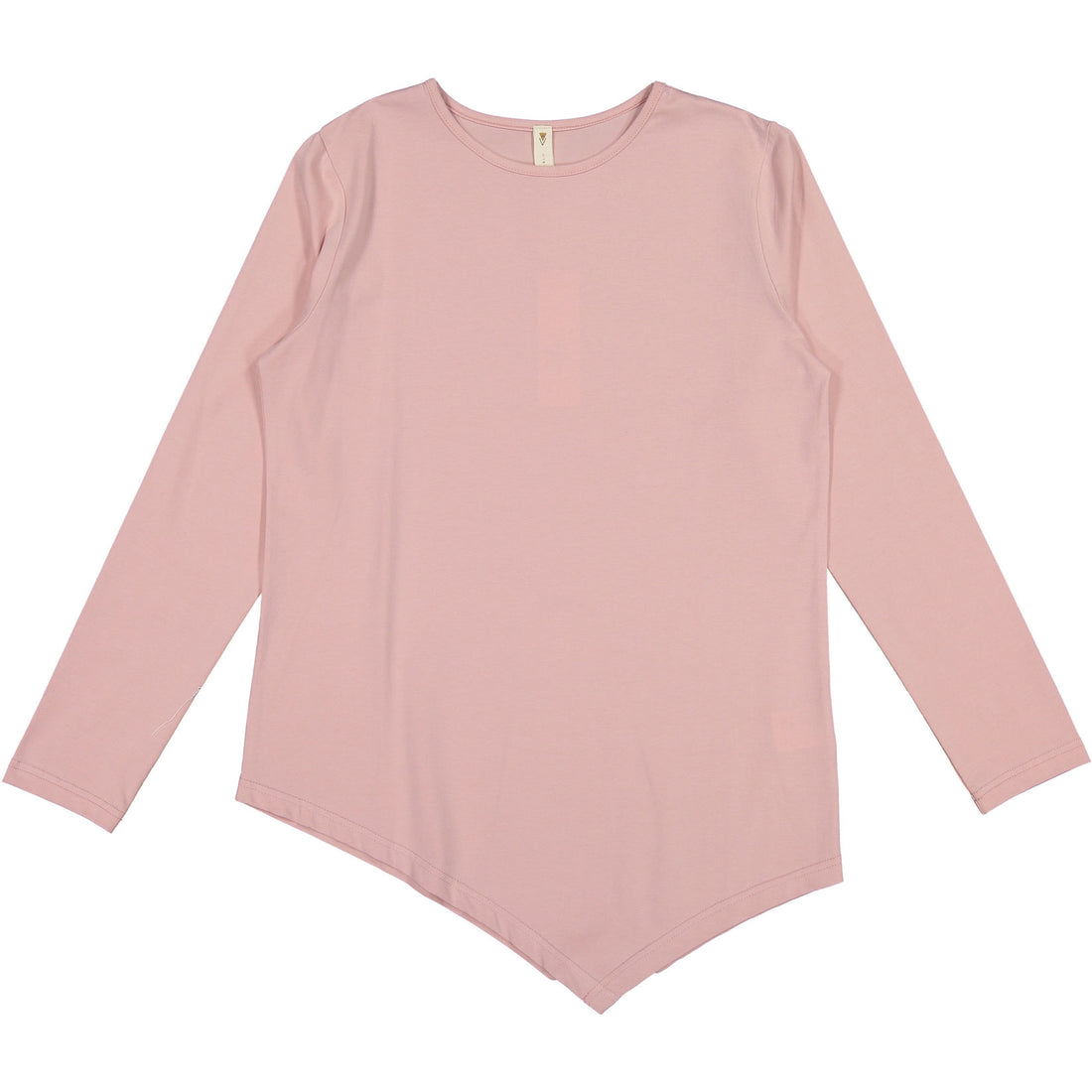 Ava and Lu Light Pink Asymmetrical Tee