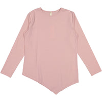 Ava and Lu Light Pink Asymmetrical Tee