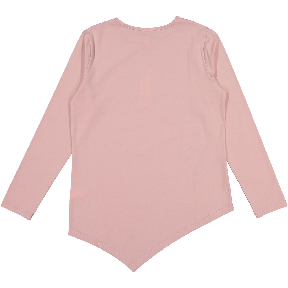 Ava and Lu Light Pink Asymmetrical Tee