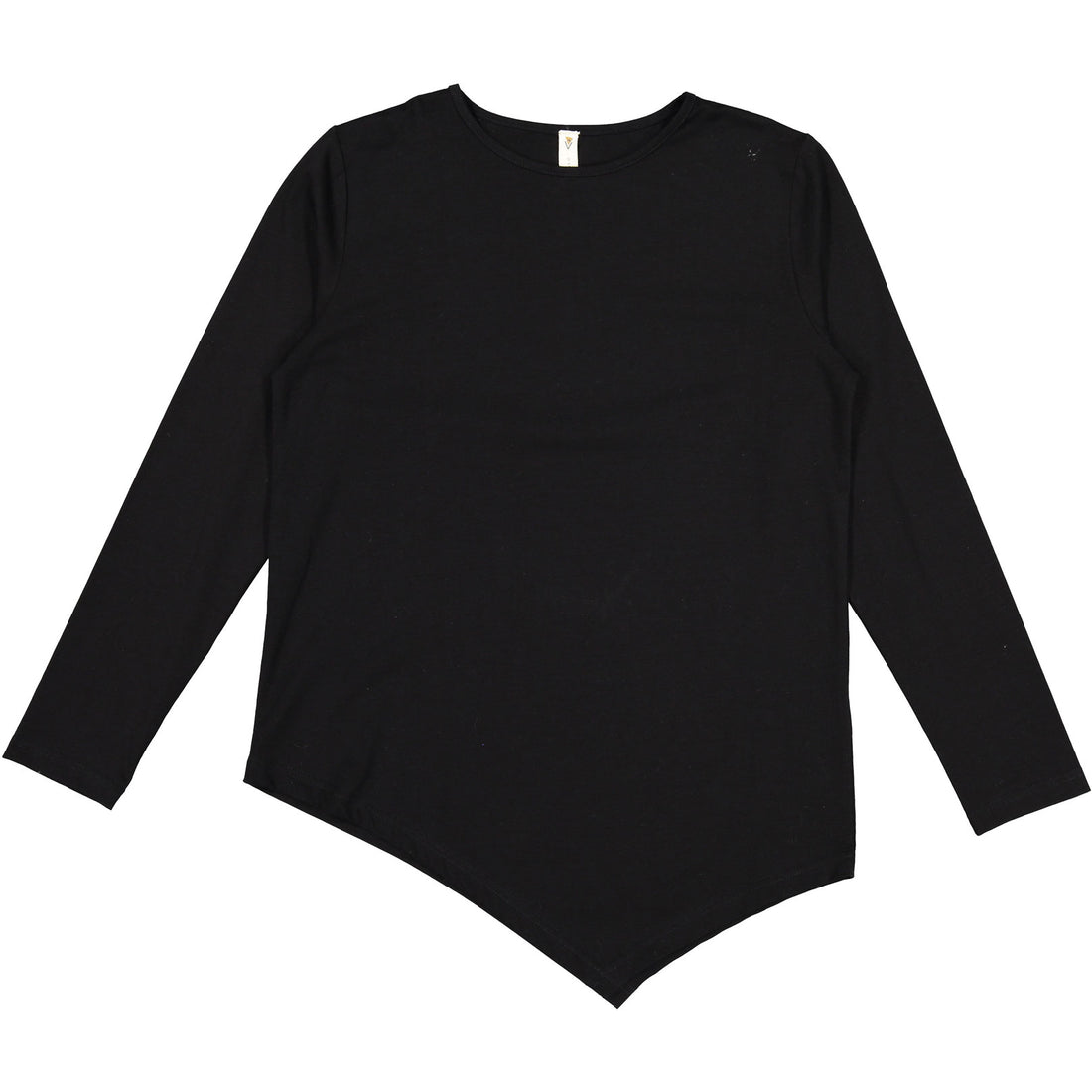 Ava and Lu Black Asymmetrical Tee