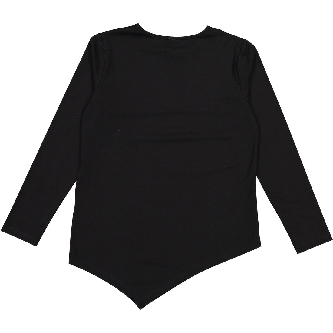 Ava and Lu Black Asymmetrical Tee