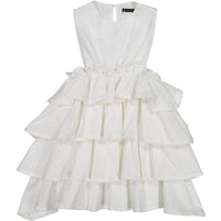 ROWE Cream Eyelet Layered Jumper