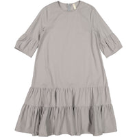 Ava and Lu Grey Dropwaist Tiered Dress