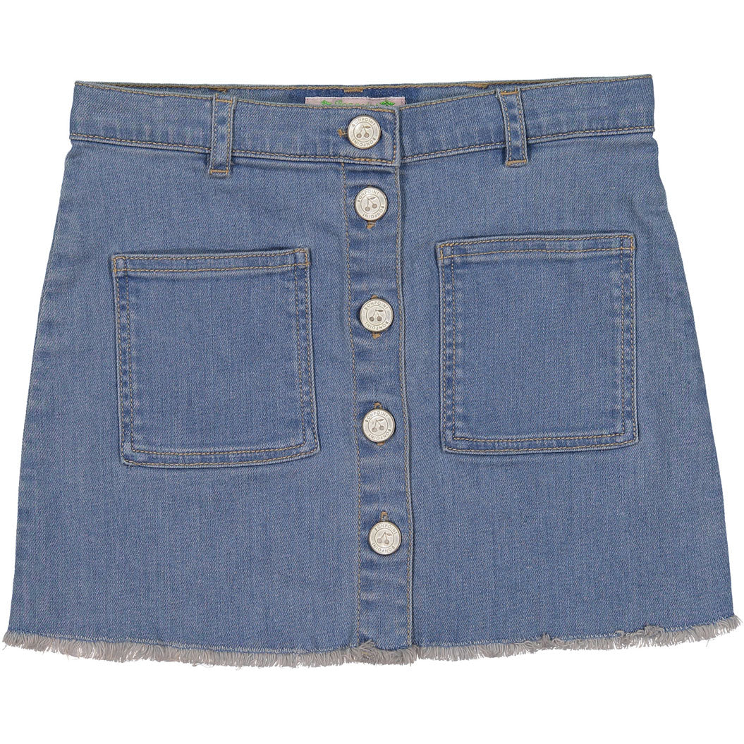 Bonpoint Jean Mini Buttons Skirt