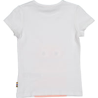 Paul Smith Junior White Pink Monster Stripe Tee