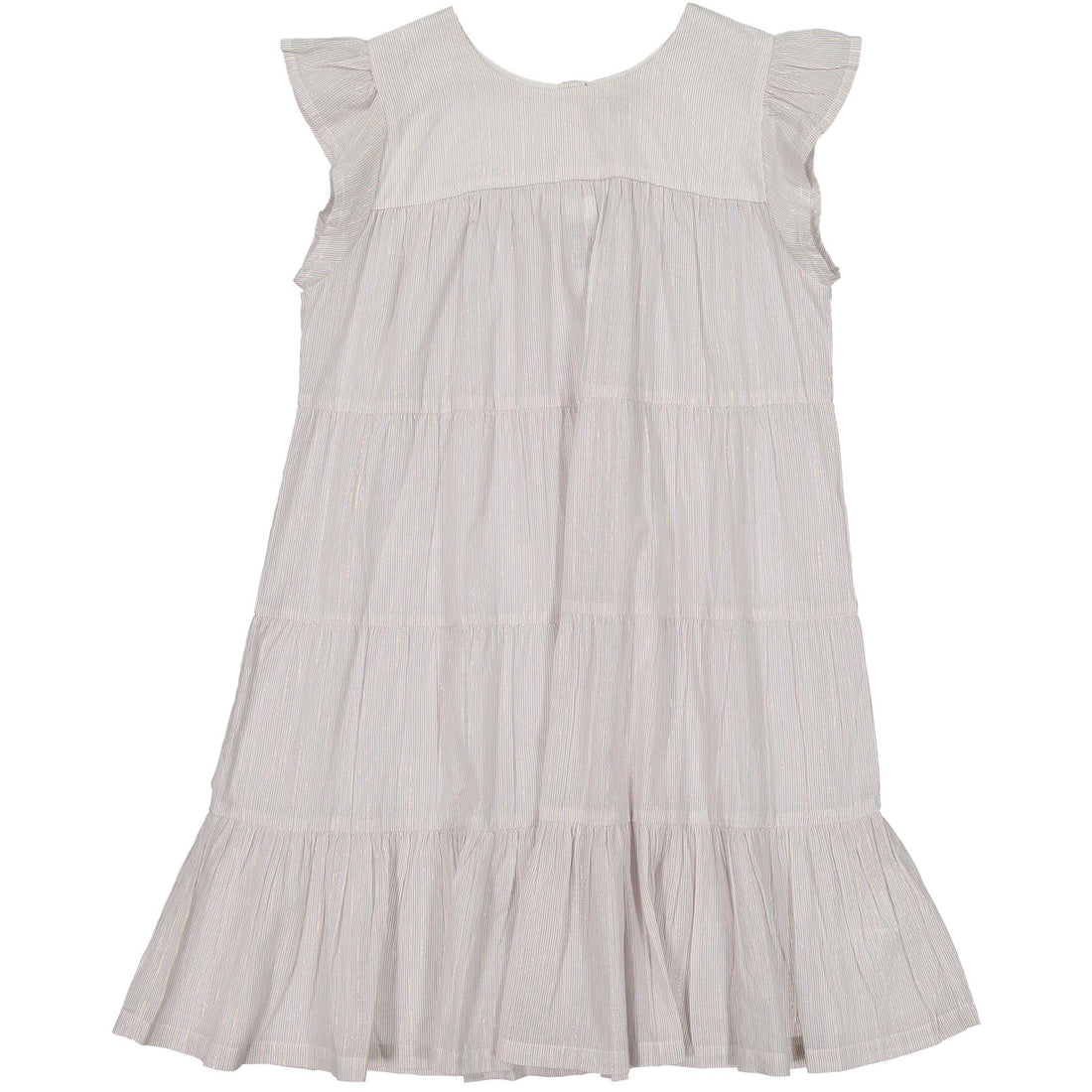 Bonton Lurex Tiered Maxi Dress