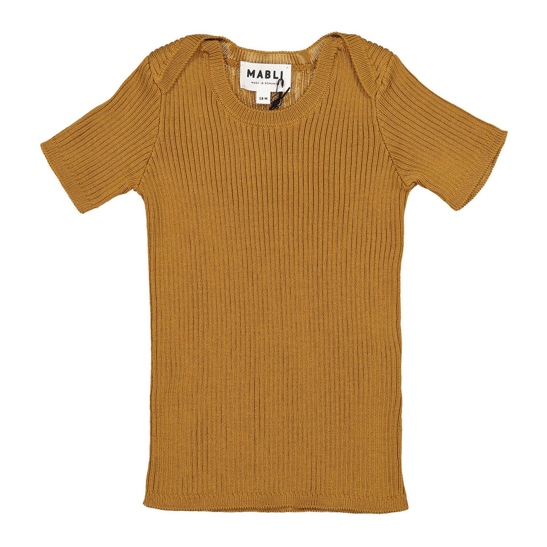 Mabli Bronze Tesni Skinny Rib Tee
