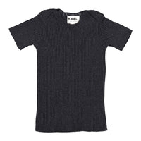 Mabli Anthracite Tesni Skinny Rib Tee