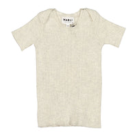 Mabli Ecru Tesni Skinny Rib Tee