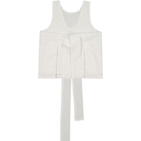 Orimusi Cream Wrap Tie Blouse