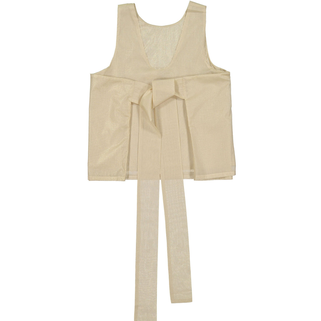 Orimusi Gold Wrap Tie Blouse