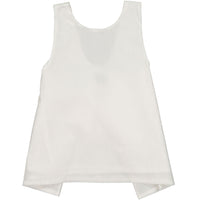 Orimusi Cream Wrap Tie Blouse