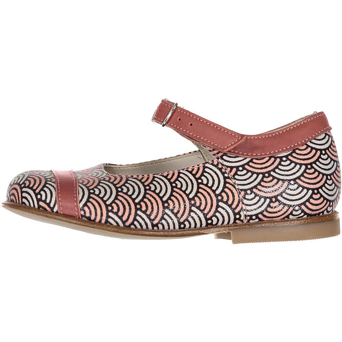 Pepe Pink Trimmed Mary Janes