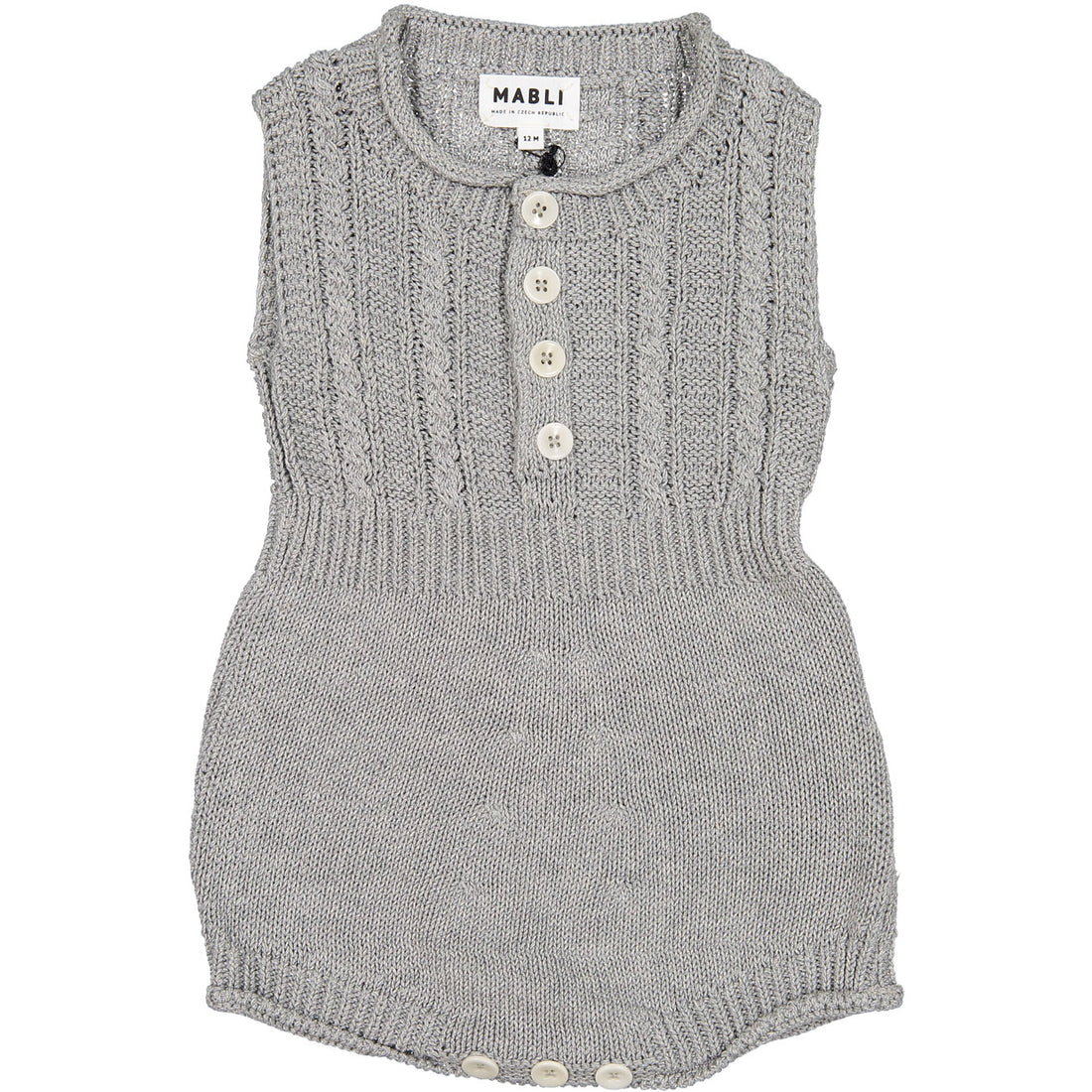 Mabli Mineral Grey Ellis Romper
