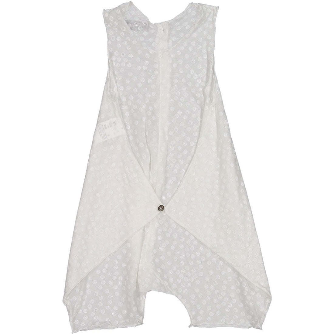 Gayalab White Pois Manta Jumpsuit