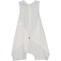 Gayalab White Pois Manta Jumpsuit