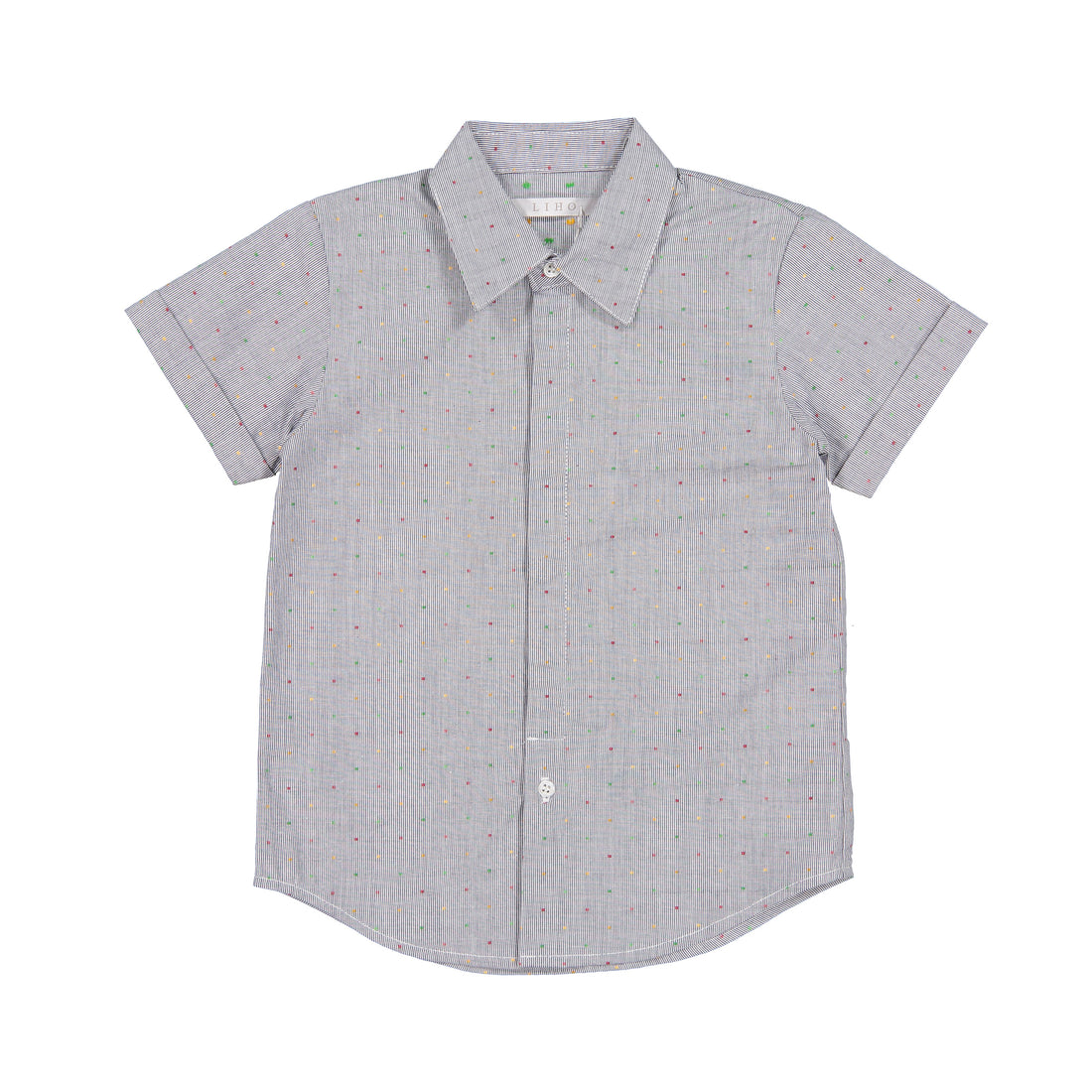 Liho Grey Stripe/Dot Ray Shirt