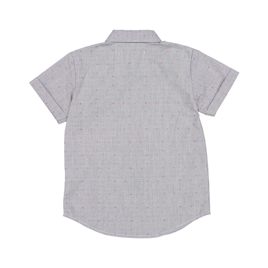 Liho Grey Stripe/Dot Ray Shirt