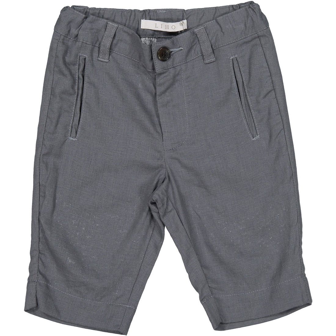 Liho Steel Grey Linen Hope Shorts