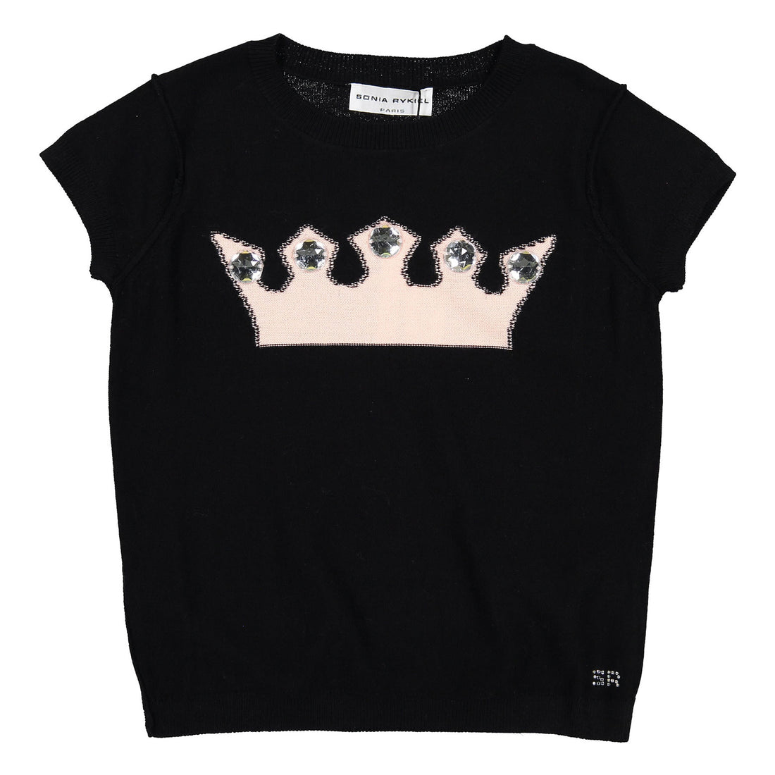 Sonia Rykiel  Black Crown Knit Sweater