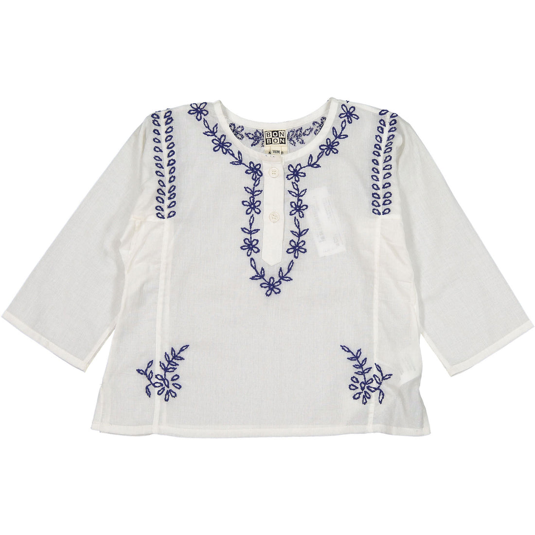 Bonton White Babav Baby Tunic