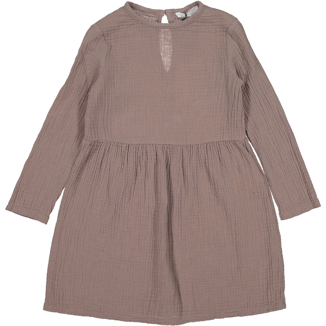 Le Petit Coco Purple Gauze Smock dress