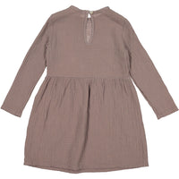 Le Petit Coco Purple Gauze Smock dress