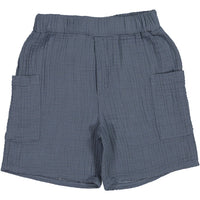Le Petit Coco Grey Crepe Shorts