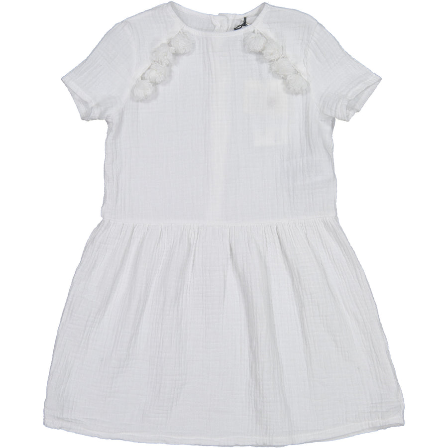 Le Petit Coco Crepe Tassel Dress