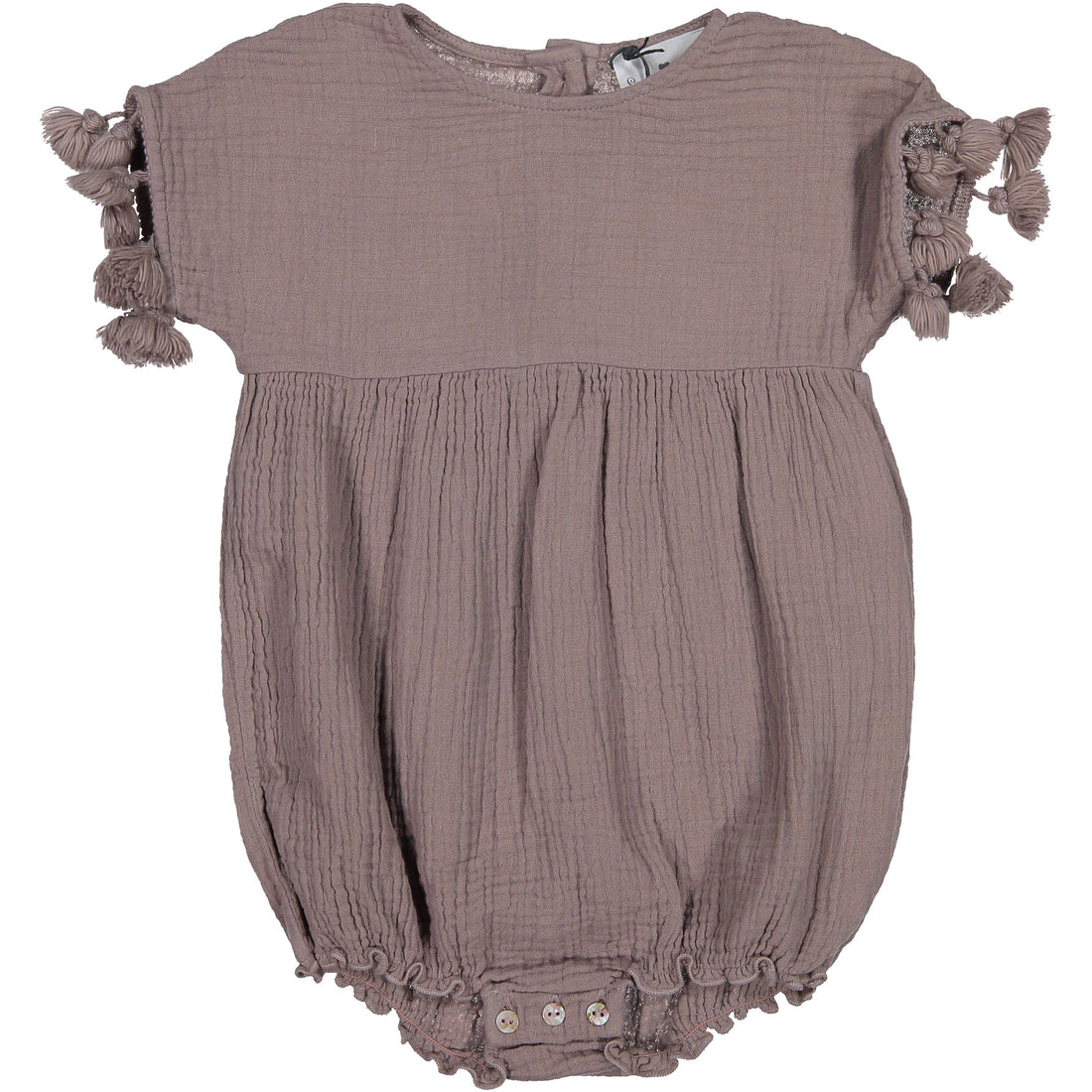 Le Petit Coco Purple Tassel Romper