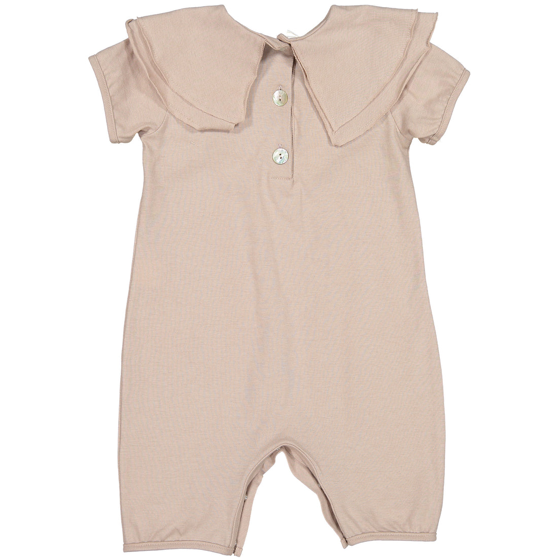 Minimu Powder Pink Collar Romper