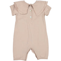 Minimu Powder Pink Collar Romper