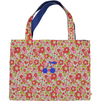 Bonpoint Red Floral Tote Bag