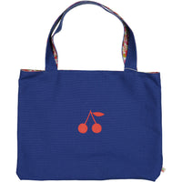 Bonpoint Red Floral Tote Bag
