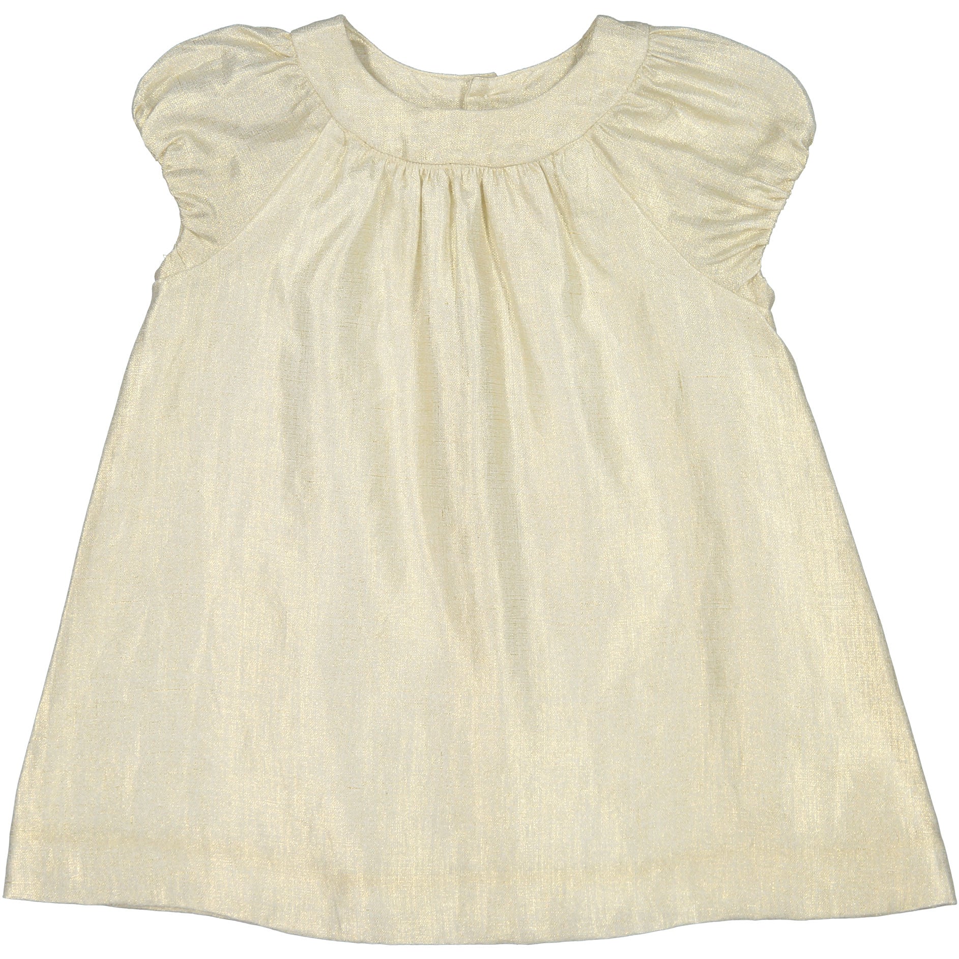 bonpoint gold dress Lurex Linen Baby – Ladida Shop local TOP 10 BEST Consignment over pattern adds a Color:Peach Lilac Ombre