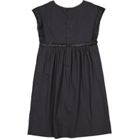 Bonpoint Black Lace Trimmed YAM Dress