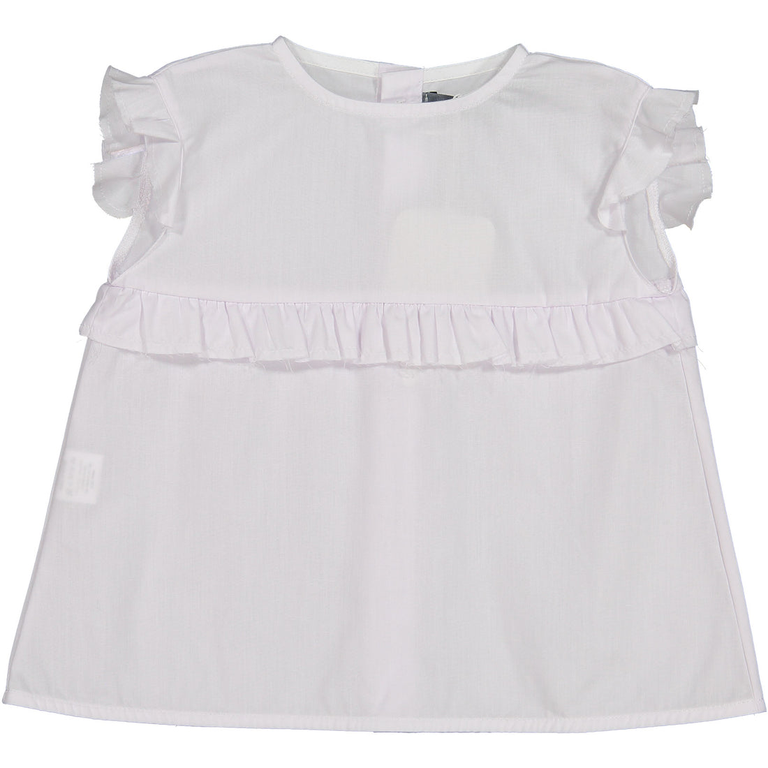Minimu White Ruffle Baby Vest