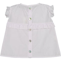 Minimu White Ruffle Baby Vest